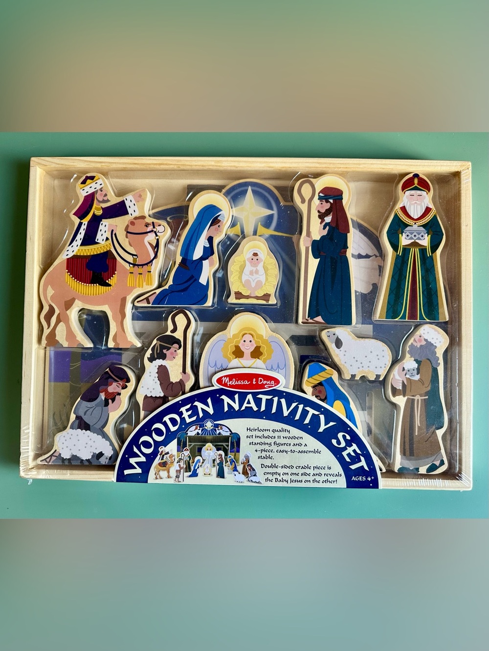 Melissa & Doug Wooden Nativity Set